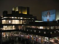 The Royal National Theatre from Waterloo Bridge