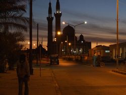 Mosque in Ghadames, close to the Tunisian and Algerian border. About 97% of Libyans are followers of Islam.