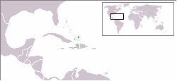 Location of the Turks and Caicos Islands