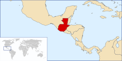 Location of Guatemala