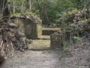 Nakbé, Mid Preclassic palace remains,  Mirador Basin, Petén, Guatemala