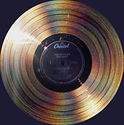 A "gold record" of "Hey Jude".