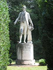 Statue of Monroe at Ash Lawn-Highland
