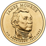 Presidential Dollar of James Monroe