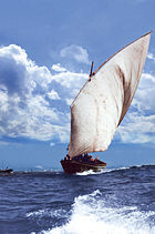 The 'Lancha Poveira', a boat from Póvoa de Varzim, Portugal.