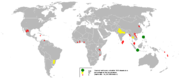 Coconut and copra output in 2005