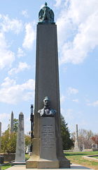 Tyler's grave at Hollywood Cemetery