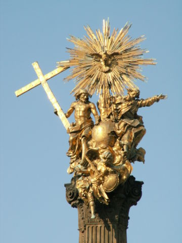 Image:Holy Trinity Column - top.jpg