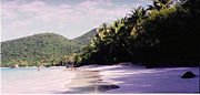 Oppenheimer Beach, in St John, U.S. Virgin Islands.