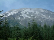 The view in 2002 from Climbers Bivouac