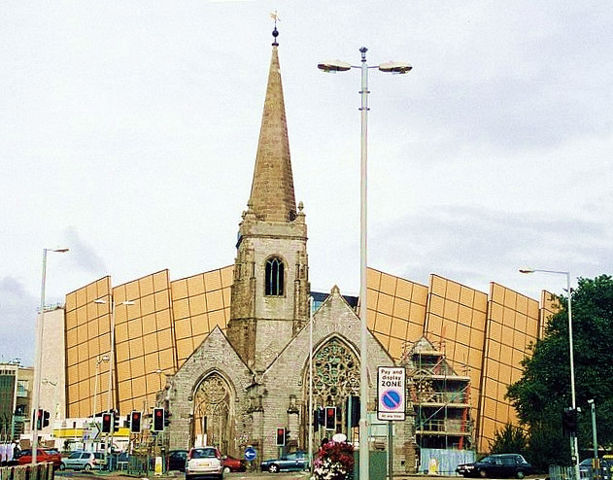 Image:Drake Circus behind Charles Church.jpg