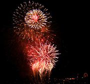 The view of the 2006 British Fireworks Championship over Plymouth Sound