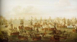 Trafalgar Battle, situation at 17h