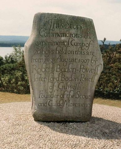 Image:Scout stone Brownsea.jpg