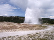 Old Faithful Geyser erupts approximately every 91 minutes.