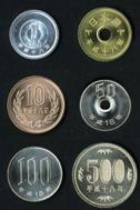 Circulated coins in all 6 denominations