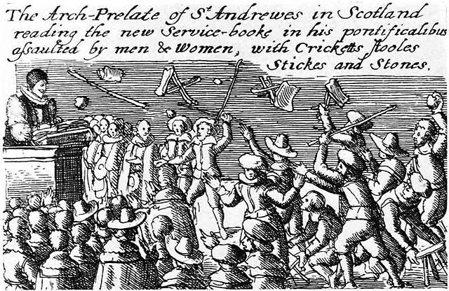 Image:Riot against Anglican prayer book 1637.jpg