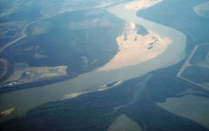 Shifting sand bars made early navigation difficult.