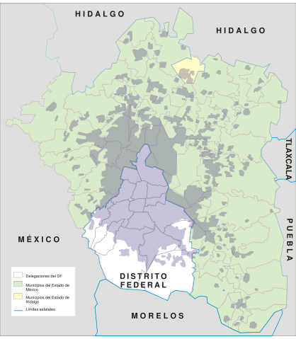 Image:Zona Metropolitana de México.svg