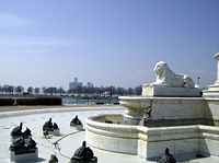 A view of the city from Belle Isle Park.