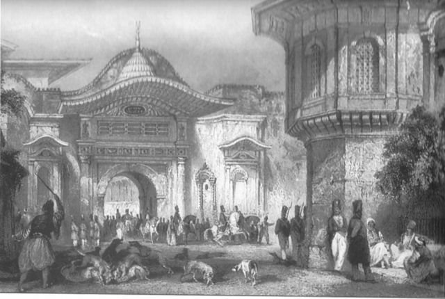 Image:Thomas allom, c1840, The Enterance to Divan.png