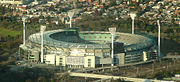 The Melbourne Cricket Ground is the home of cricket and Australian rules football