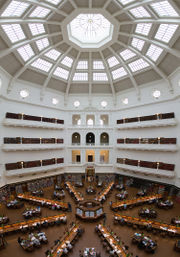 State Library of Victoria La Trobe Reading Room (5th floor view)