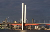 The Bolte Bridge is part of the CityLink tollway system