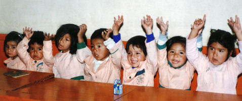 Get bidding on eBay for SOS Children with boys & girls at the SOS Social Centre, Cochabamba, Bolivia